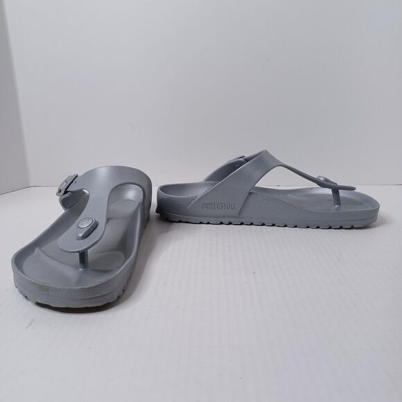 Birkenstock Gizeh EVA Sandals Womens Size 8 EU 39 Gray Made in Germany Vacation - Picture 2 of 12